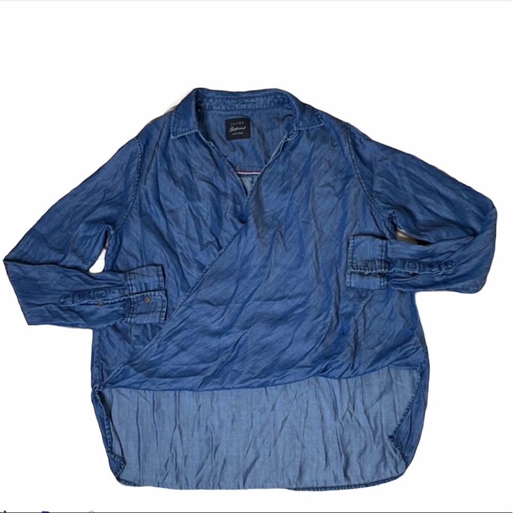 Jachs Girfriend NY chambray denim top XS